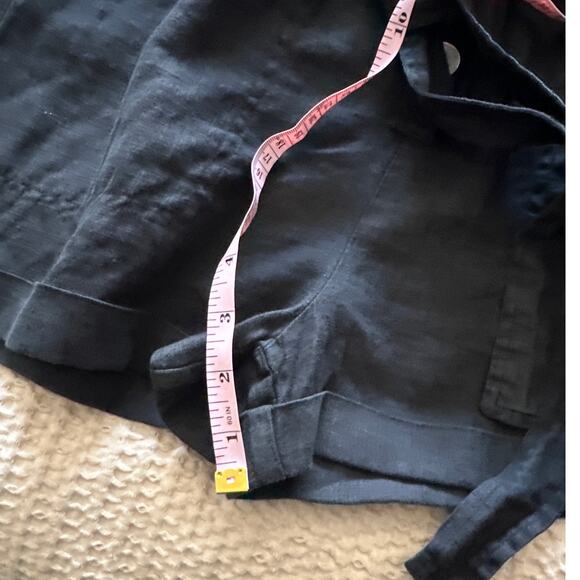 Bella Dahl 100% Linen‎ Black Romper Small - Picture 7 of 9